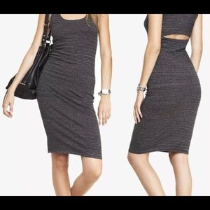 💞Express Space dyed grey sweater midi dress💞